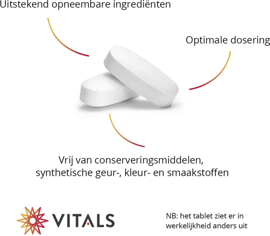 Vitals Elke Dag Basis Multivitamine 60 tabletten
