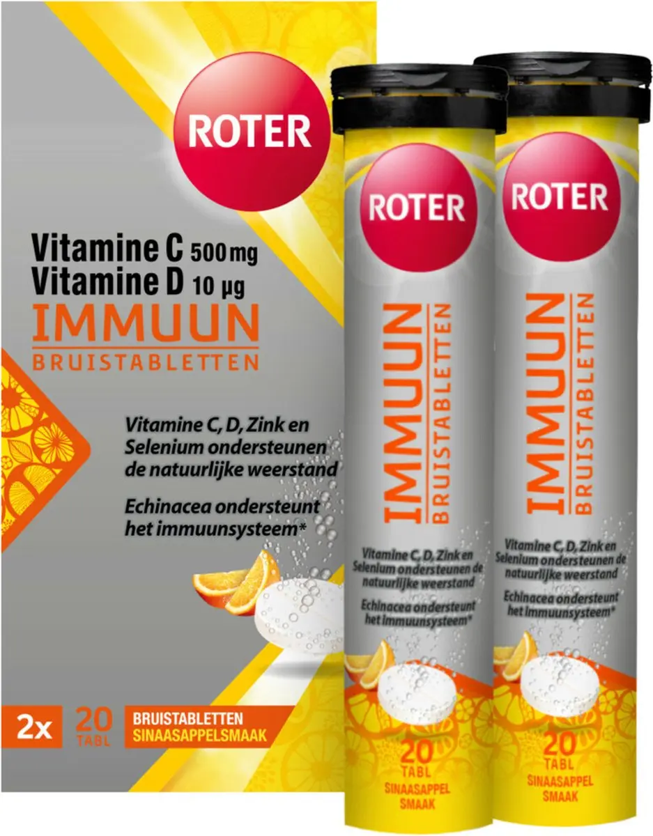 Roter Immuun Vitamine C & D 90 tabletten