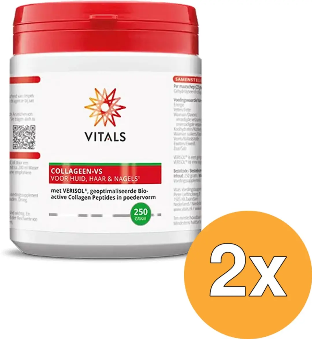 2x Vitals Collageen-Vs (250 gr)