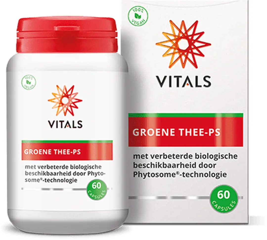 Vitals Groene Thee-PS Capsules 60 Stuks