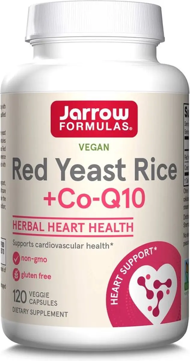 Jarrow Formulas Red Yeast Rice + Q10 120 Capsules