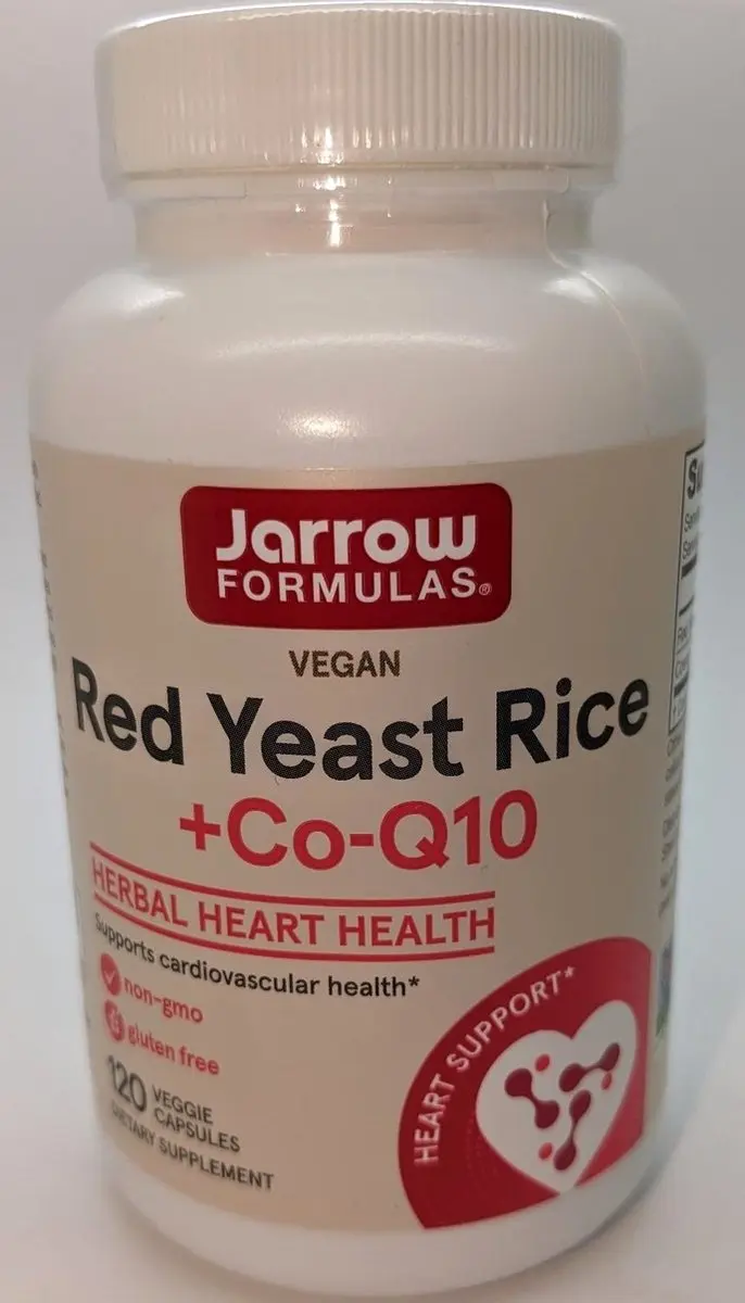 Jarrow Formulas Red Yeast Rice + Q10 120 Capsules