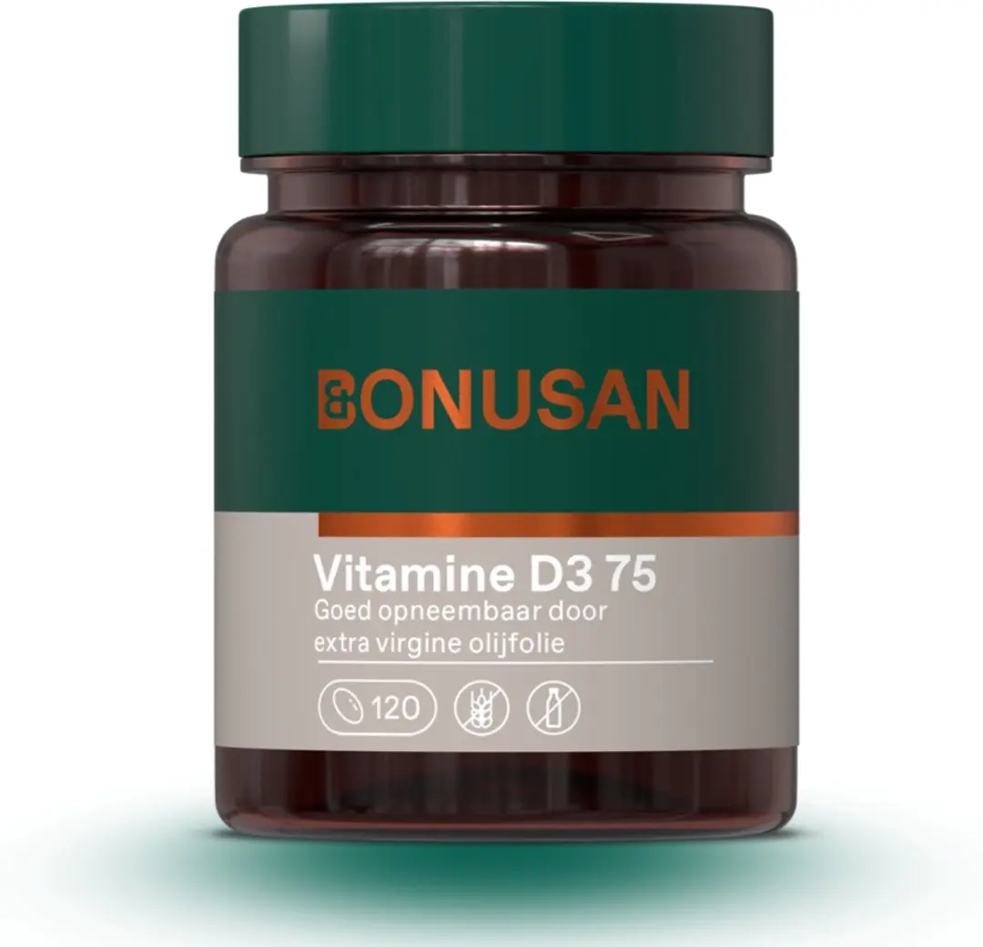 Bonusan Vitamine D3 75 Softgels 75 mcg