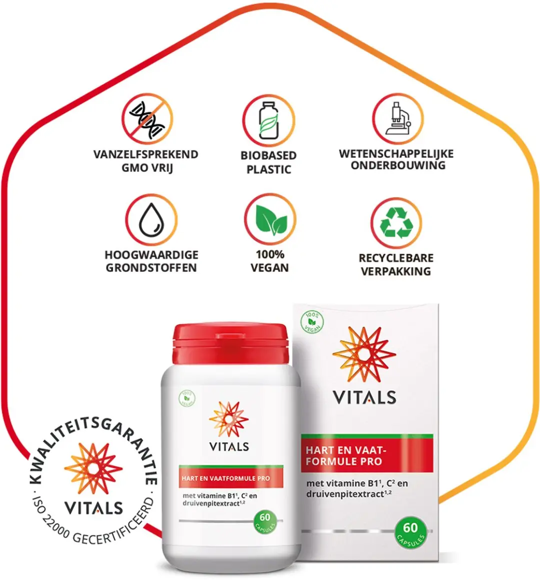 Vitals Hart en Vaatformule Pro - 60 Capsules
