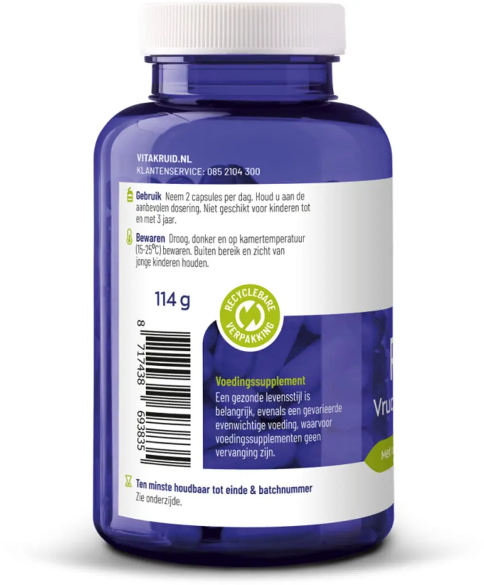 Vitakruid Femme Vruchtbaarheid Support - 240 Vegacapsules
