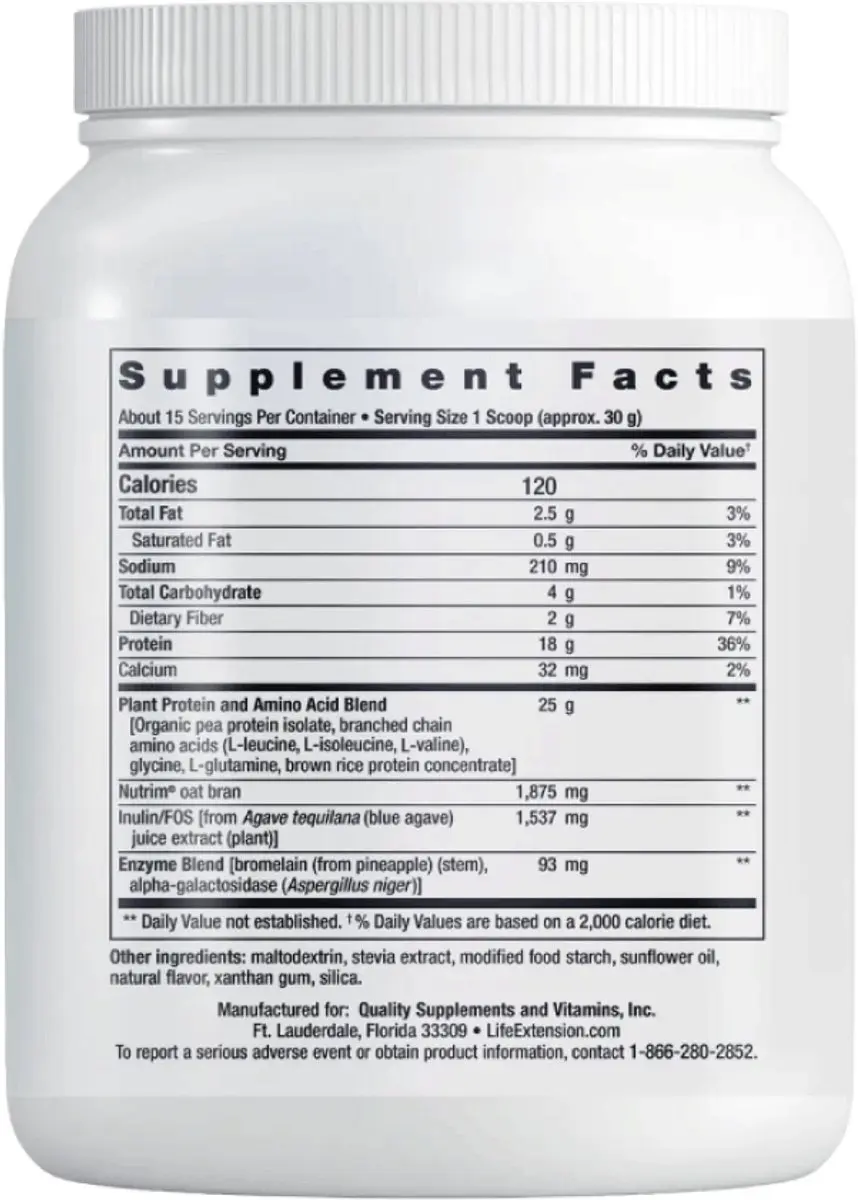 Life Extension Wellness Code Plant Protein Complete - 450g