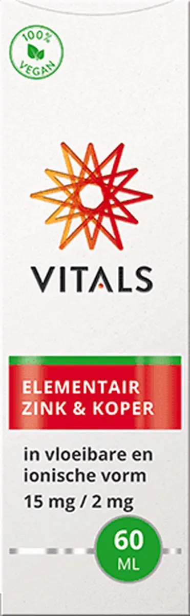 Vitals Elementair Zink & Koper 60ml