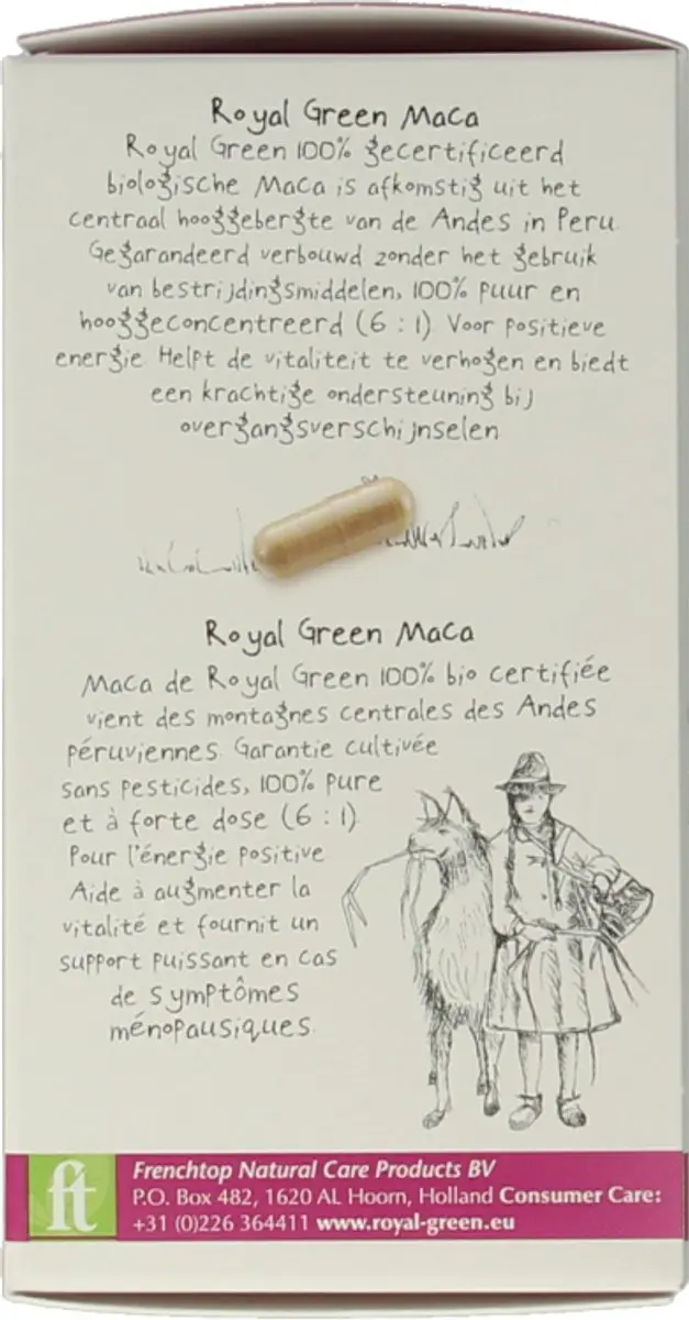 Royal Green Biologische Maca 60 Veggie Capsules