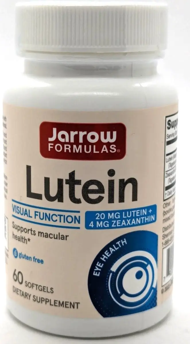 Jarrow Formulas Lutein 20mg 60 Softgels