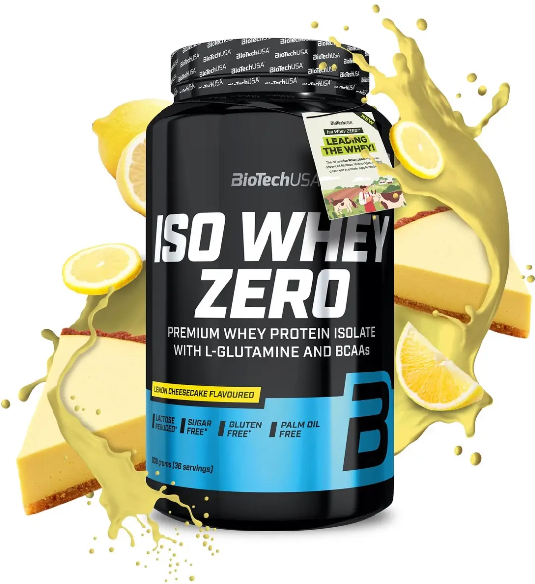 BioTechUSA Iso Whey Zero 908g Citroen Cheesecake