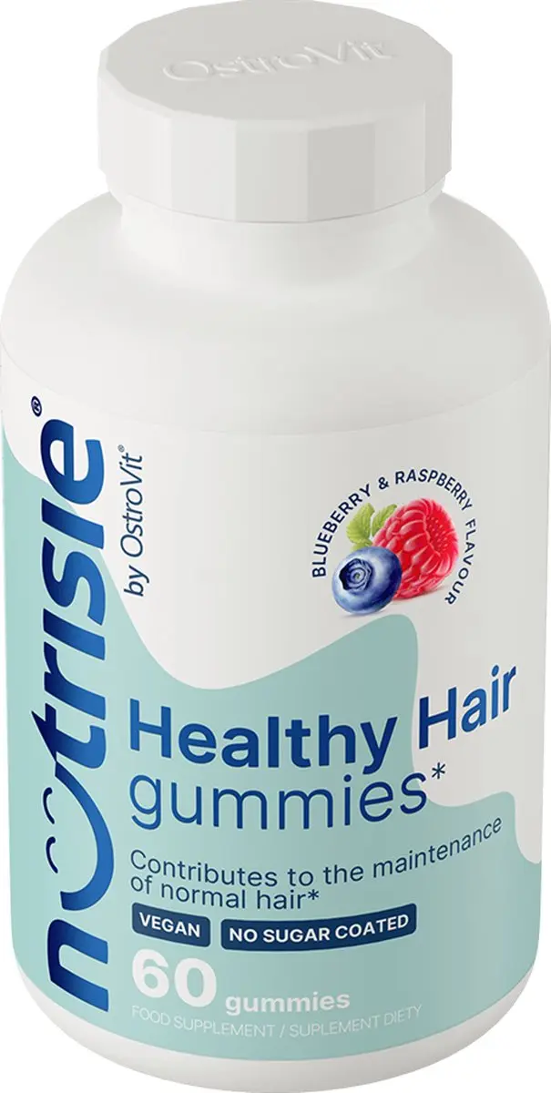 OstroVit NUTRISIE Healthy Hair Gummies 60 Stuks - Blueberry-Raspberry