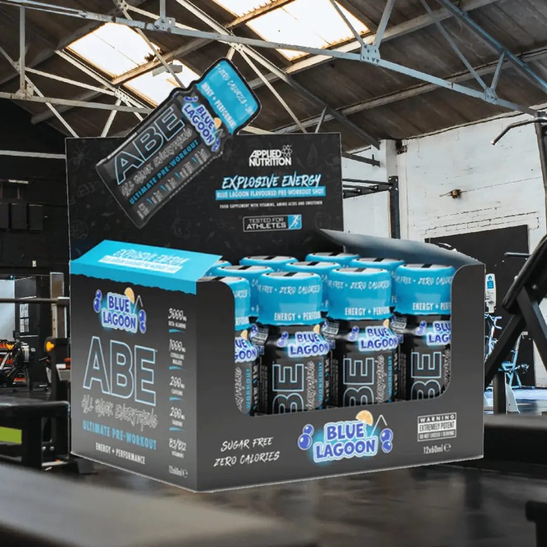 Applied Nutrition ABE Ultimate Pre-Workout Shot Blue Lagoon - 12x60ml