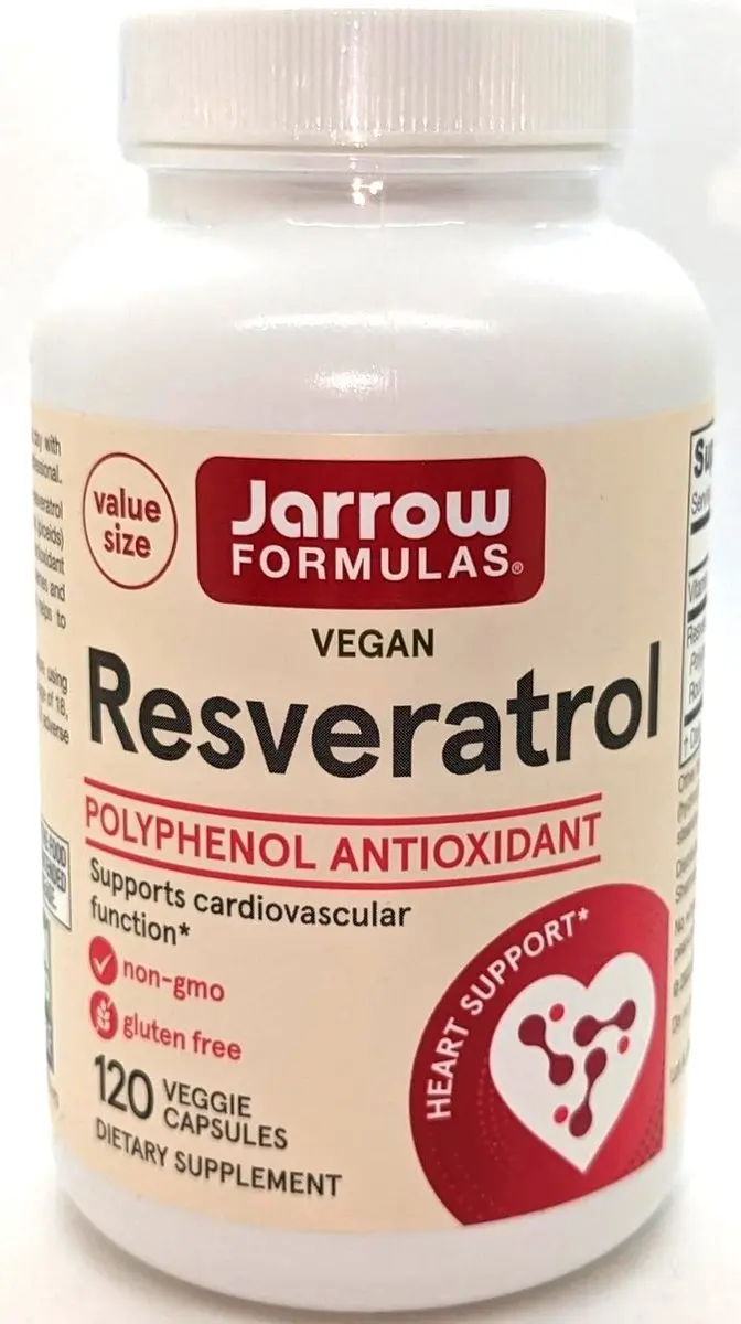 Jarrow Formulas Resveratrol 100mg - 120 Veg Capsules