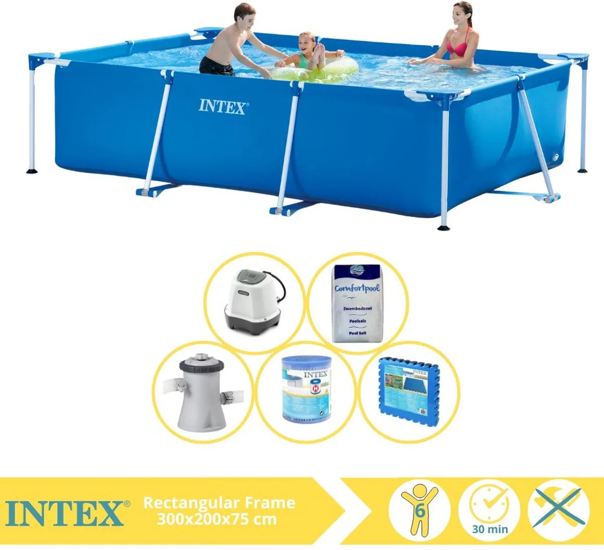 Intex 28272NP Opzetzwembad 300x200x75cm