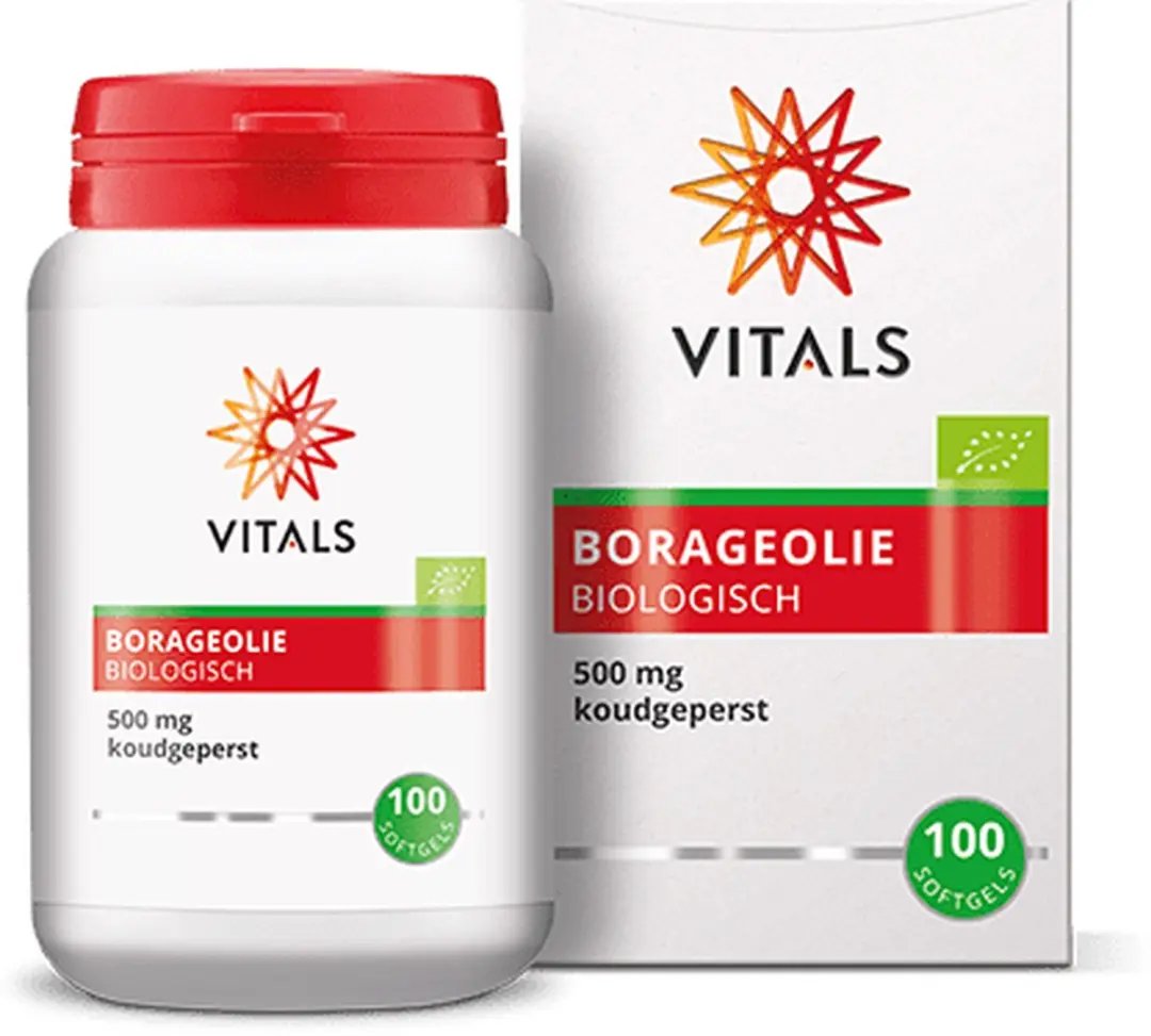 Vitals Borageolie Biologisch 500mg