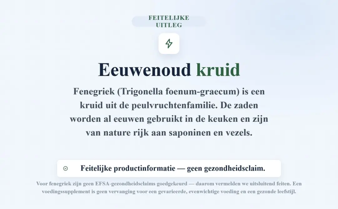 OstroVit Fenegriek VEGE Capsules - 90 Stuks