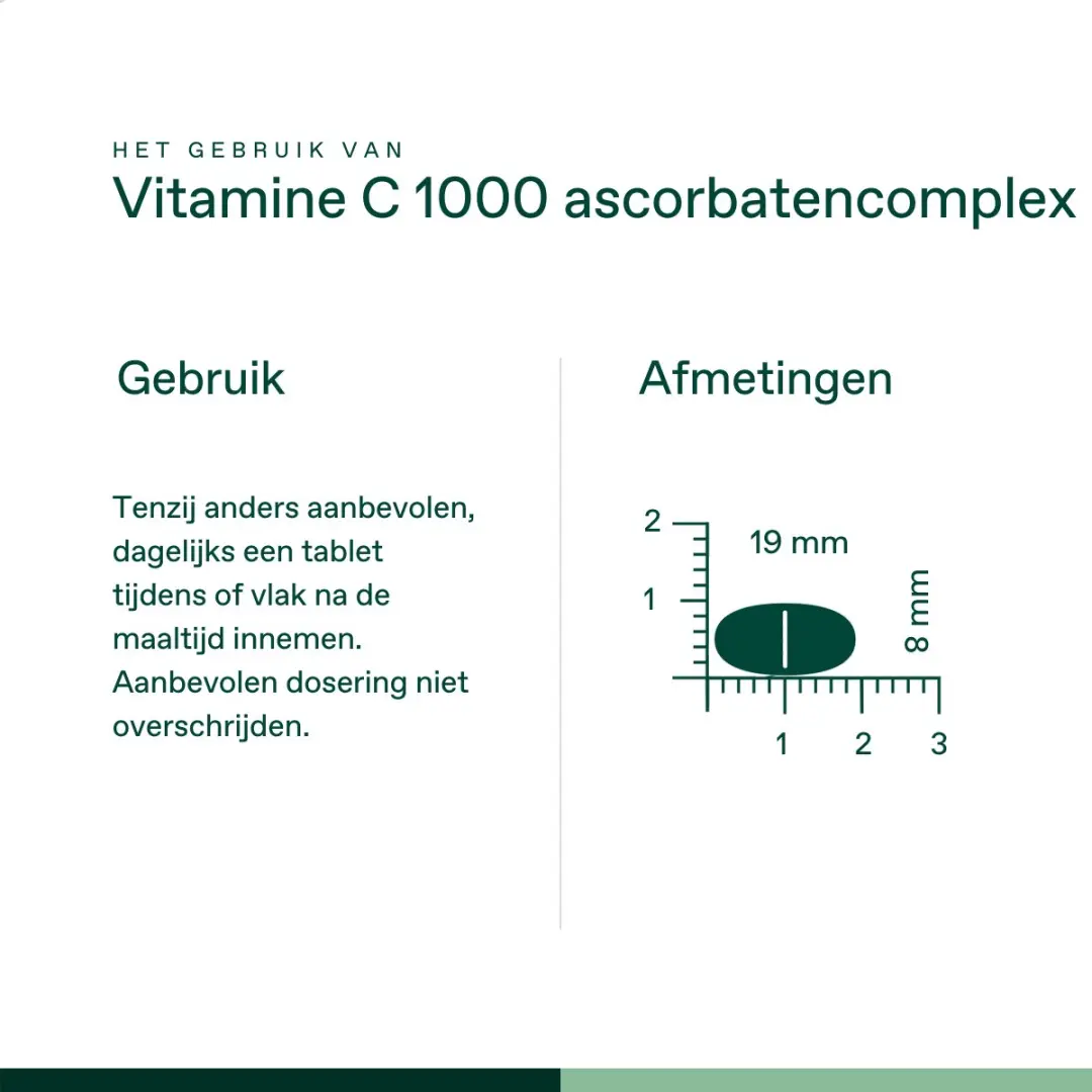 Bonusan Vitamine C 1000 Ascorbatencomplex 180 Tabletten - Met Zink & Magnesium