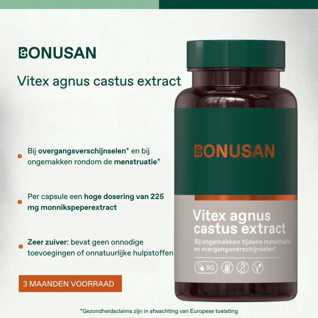 Bonusan Vitex Agnus Castus 90 Capsules - 225mg