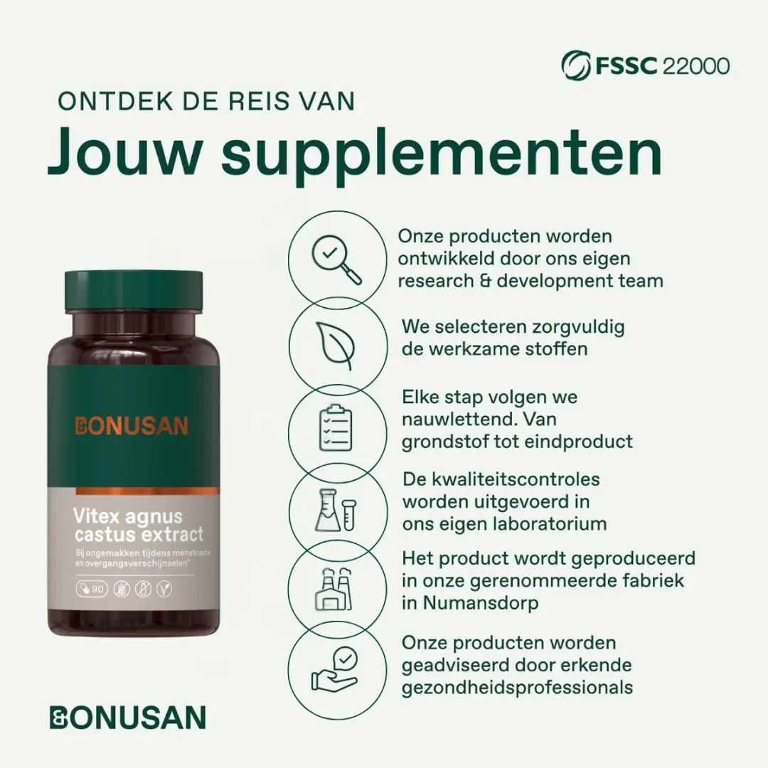 Bonusan Vitex Agnus Castus 90 Capsules - 225mg