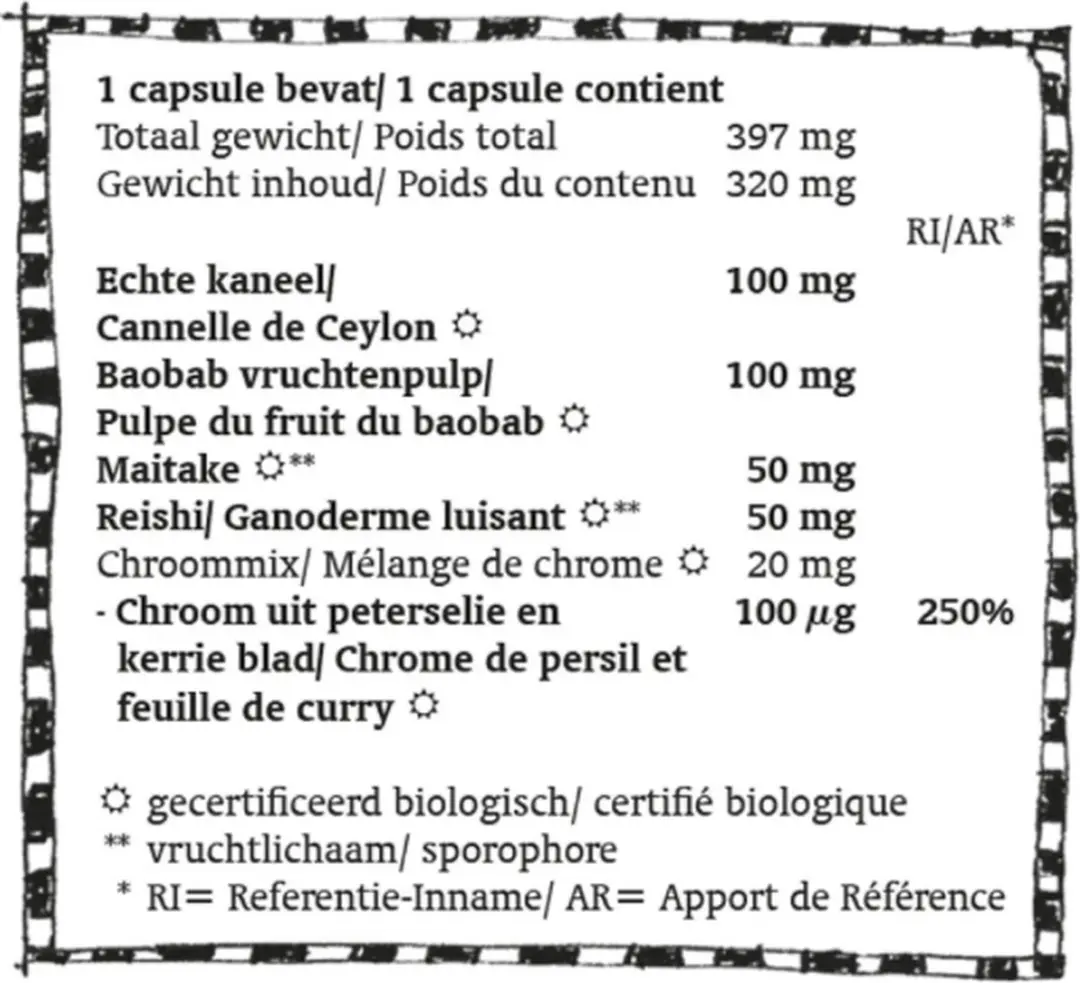 Royal Green Blood Sugar Support Biologisch 60 Vegacapsules