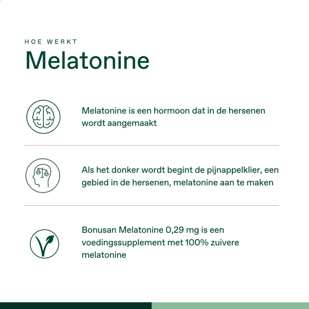 Bonusan Melatonine 300 Tabletten