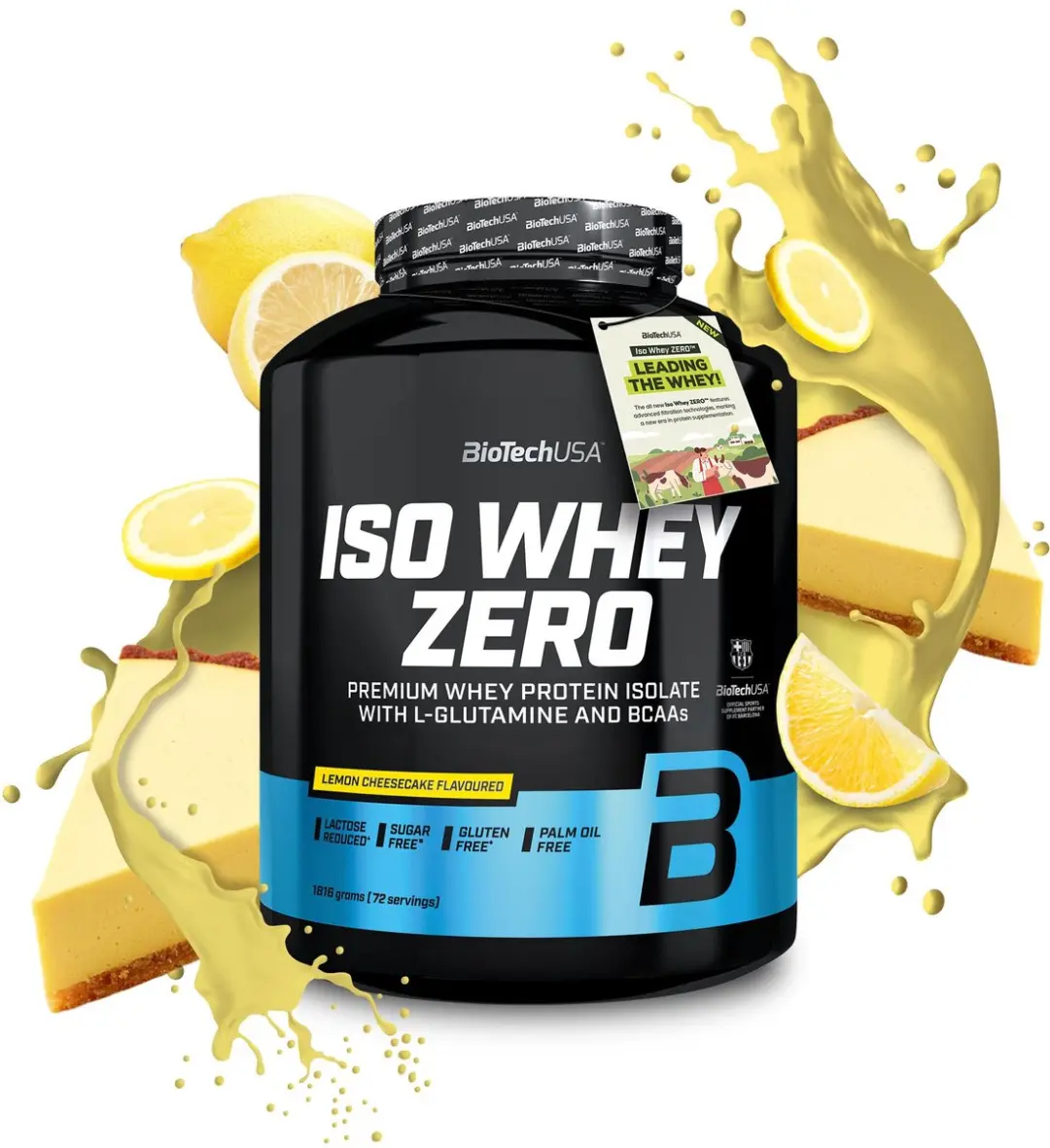 BioTechUSA Iso Whey Zero 1816g Citroen Cheesecake