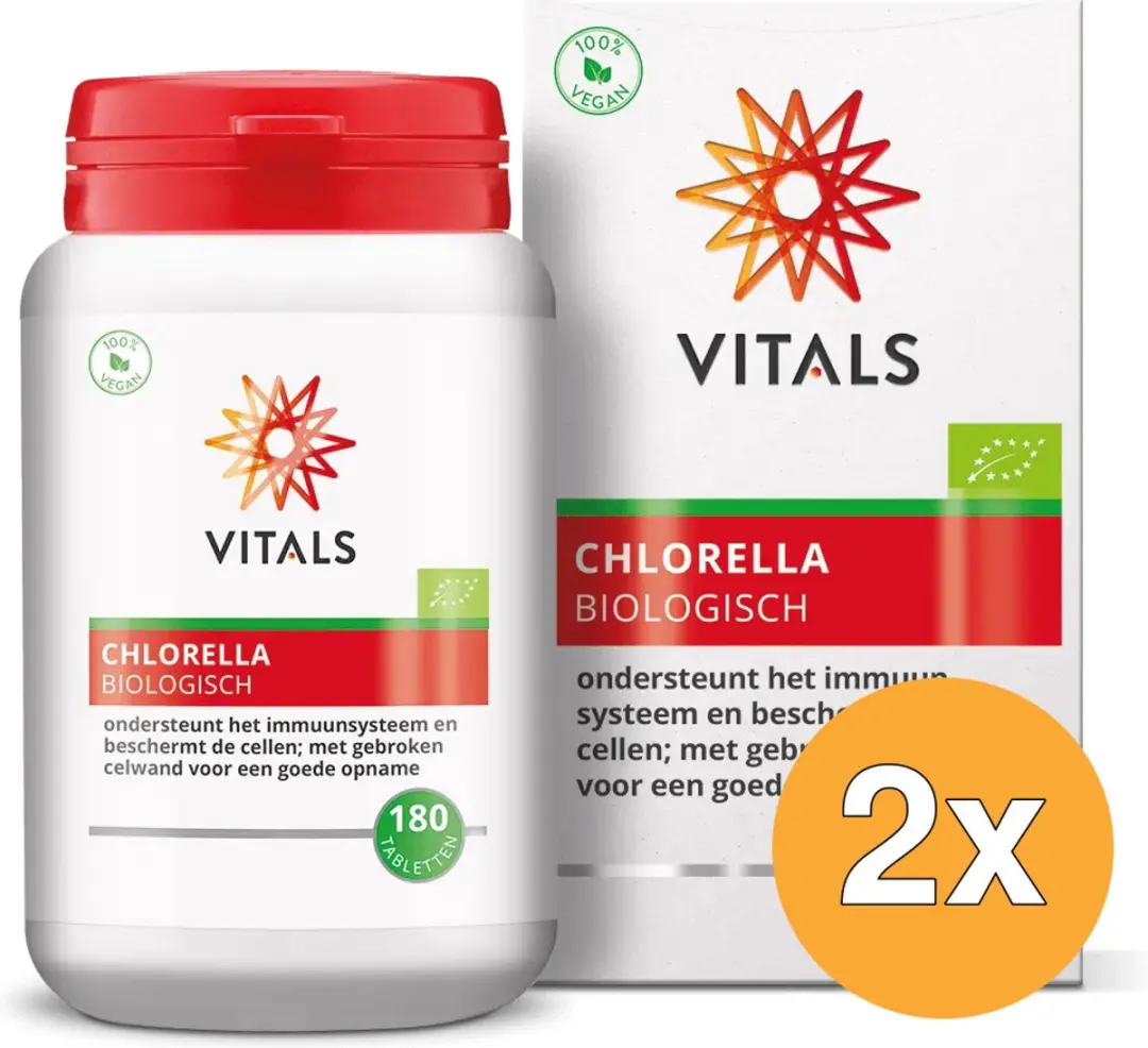 Vitals Chlorella Biologisch 360 tabletten