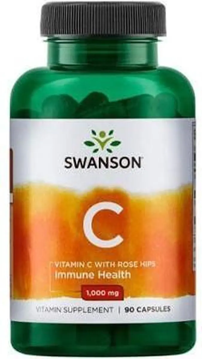 Swanson Vitamine C 1000mg met Rozenbottel - 90 Capsules