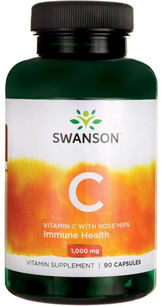 Swanson Vitamine C 1000mg met Rozenbottel - 90 Capsules