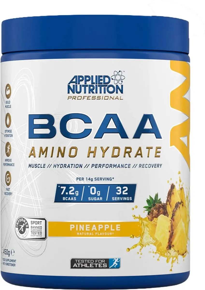 Applied Nutrition BCAA Amino-Hydraat 450g Ananas