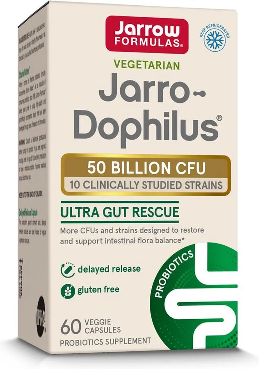 Jarrow Formulas Jarro-Dophilus Ultra Gut Rescue 60 Capsules