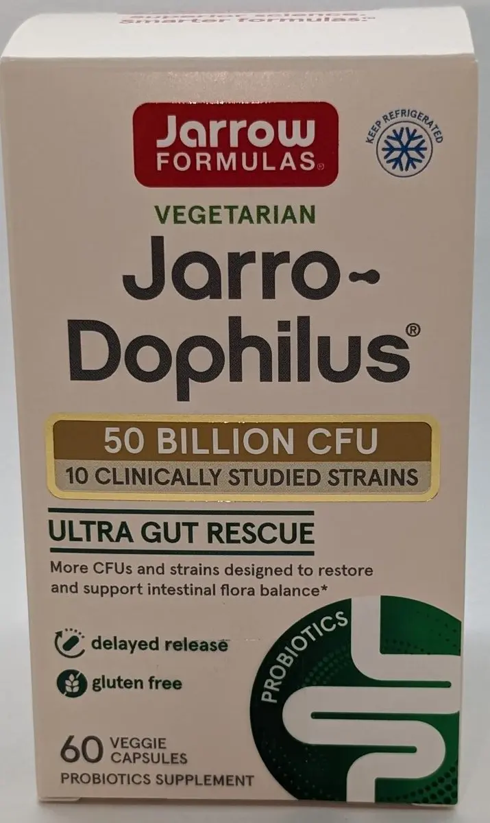 Jarrow Formulas Jarro-Dophilus Ultra Gut Rescue 60 Capsules