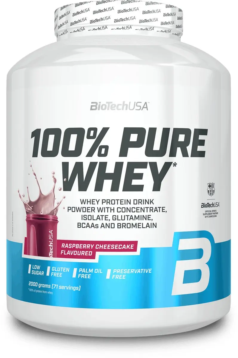 BioTechUSA 100% Pure Whey 2000g - Banaan