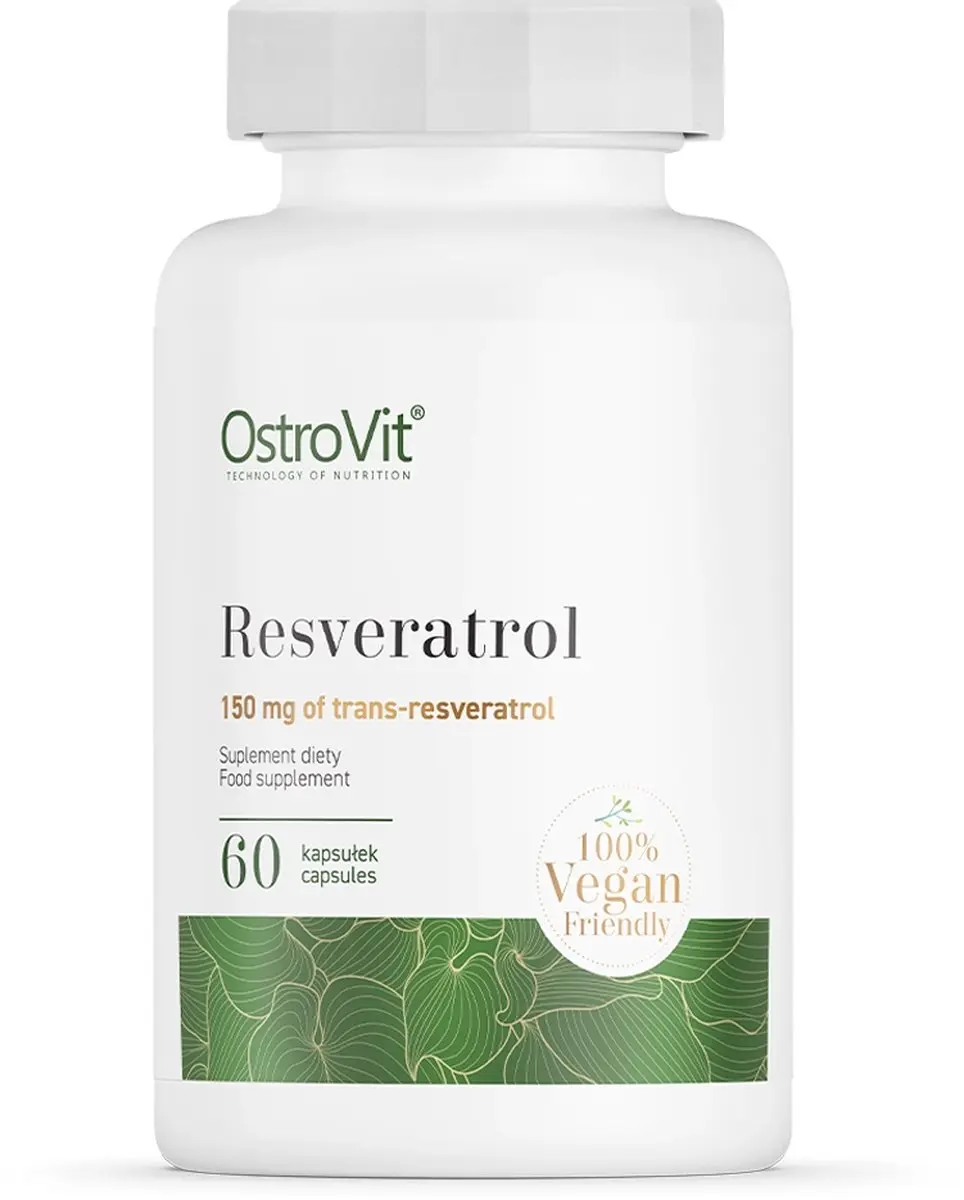 OstroVit Resveratrol HPMC 60 VEGE Capsules - 21g