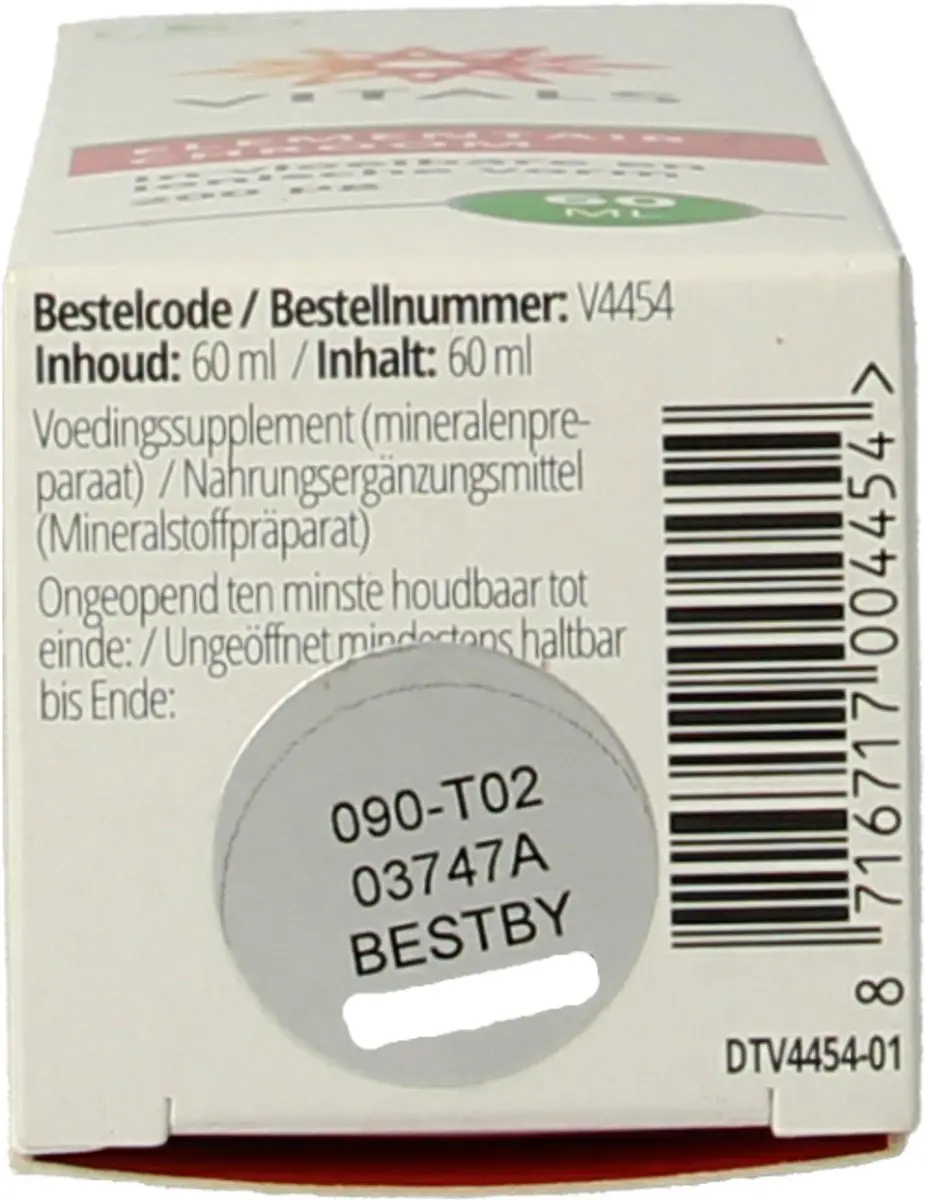 Vitals Elementair Chroom 200mcg 60ml