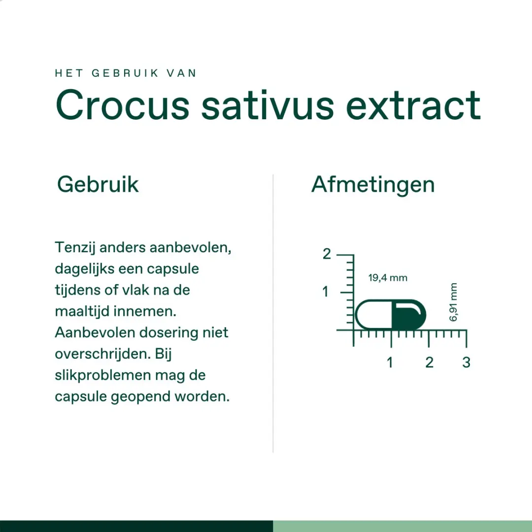 Bonusan Saffraan Extract 60 Capsules