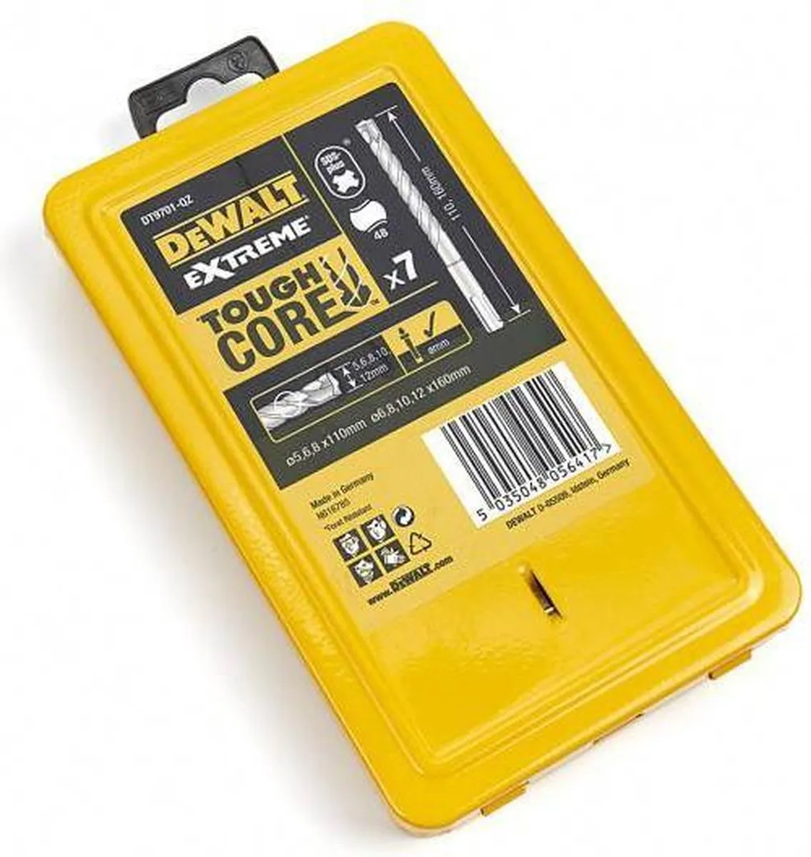 DeWalt DT9701-QZ SDS Plus Boor 7-delig