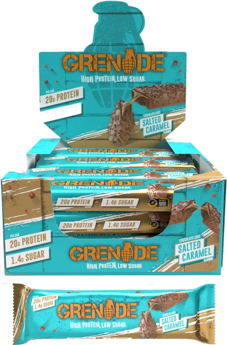 Grenade Chocolate Chip Salted Caramel Eiwitreep