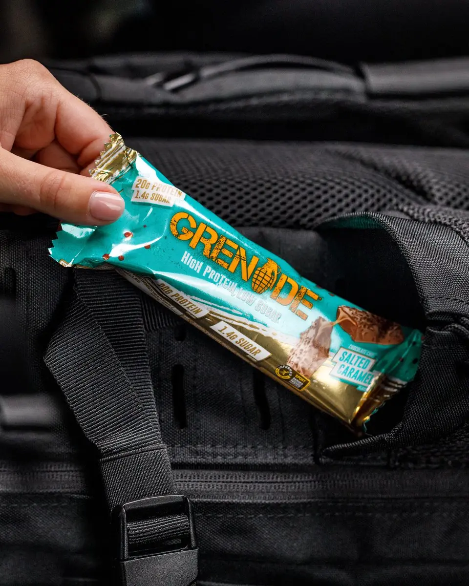Grenade Chocolate Chip Salted Caramel Eiwitreep - 12x60g