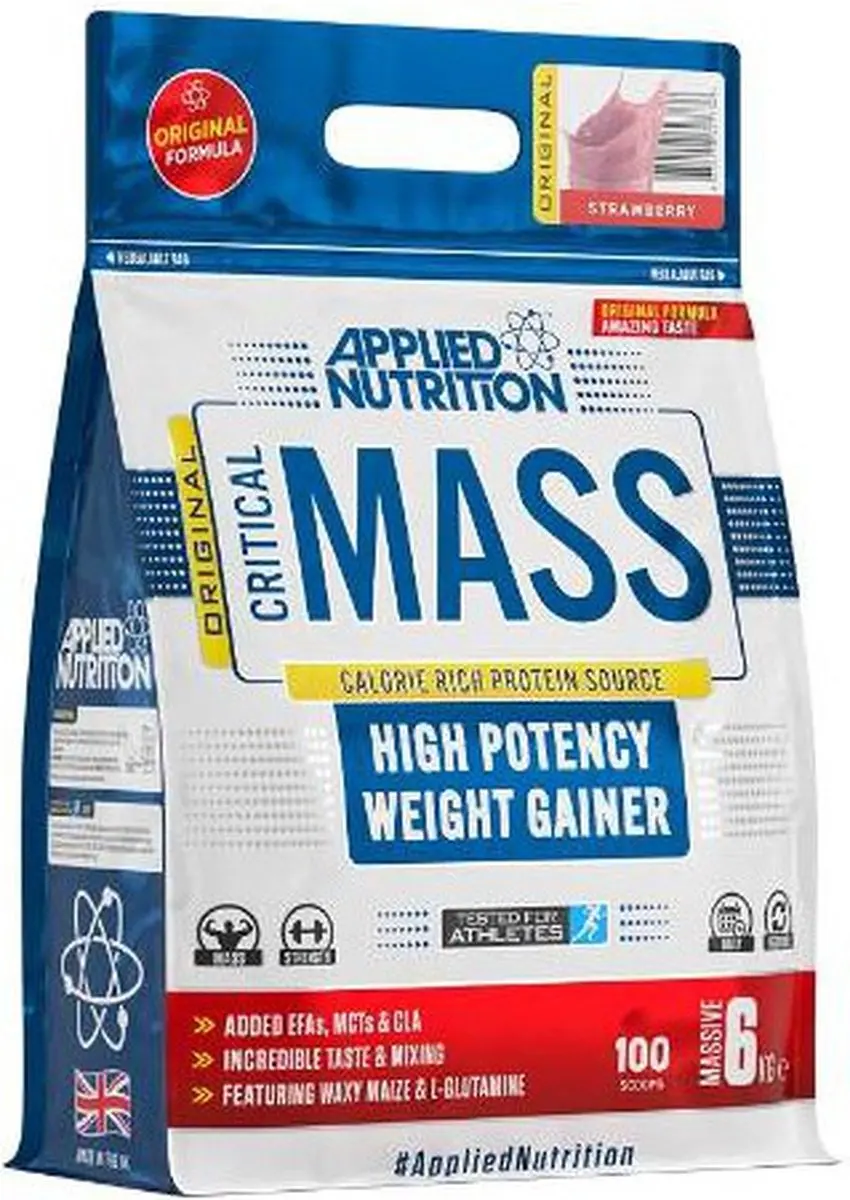 Applied Nutrition Critical Mass Original - 6000ml Aardbei - afbeelding 6 van 6