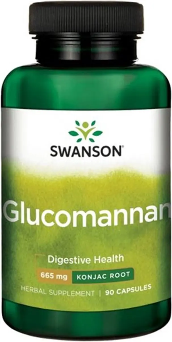 Swanson Glucomannan 665mg 90 Capsules