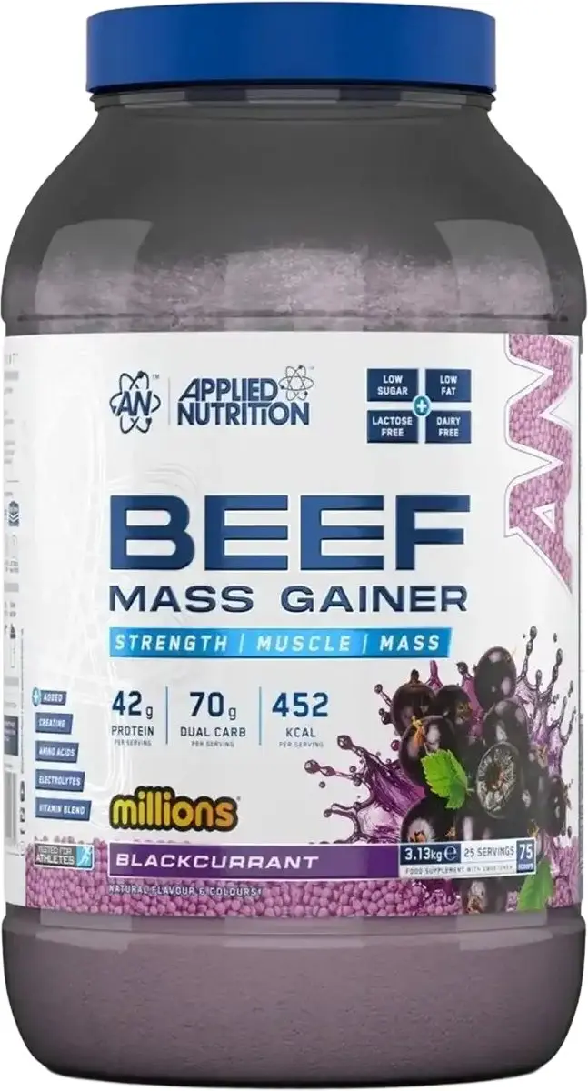 Applied Nutrition Beef Mass Gainer Blackcurrant