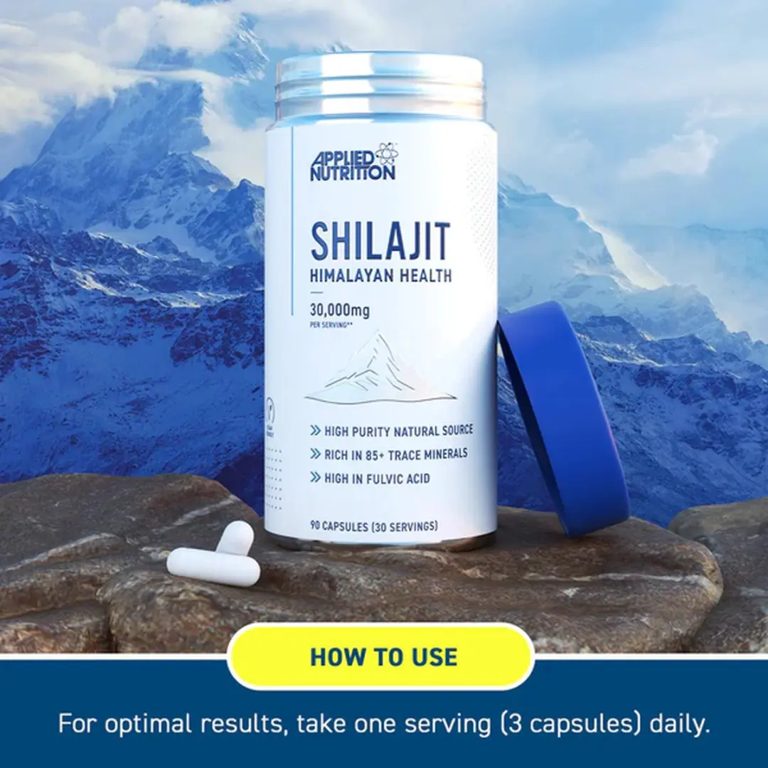 Applied Nutrition Shilajit Himalayan Health 90 Capsules