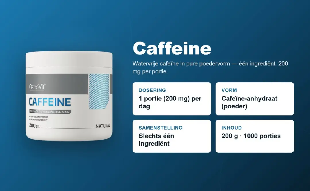 OstroVit Caffeine Poeder 200g