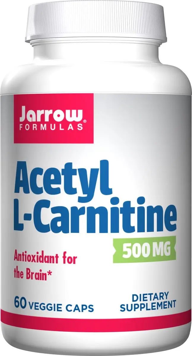 Jarrow Formulas Acetyl L-Carnitine 500mg - 60 Vegetarische Capsules