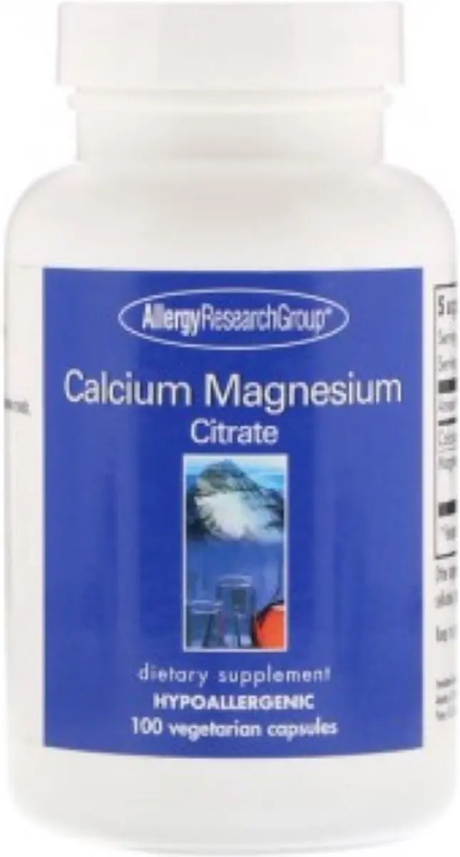 Allergy Research Group Calcium Magnesium Citraat 100 Capsules