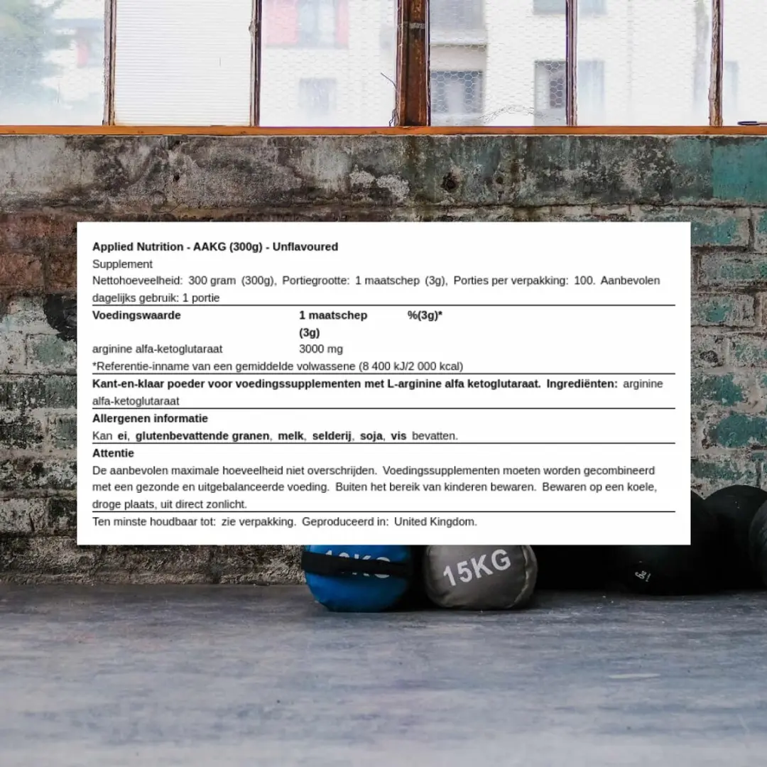 Applied Nutrition AAKG 300g Aminozuren - Ongearomatiseerd