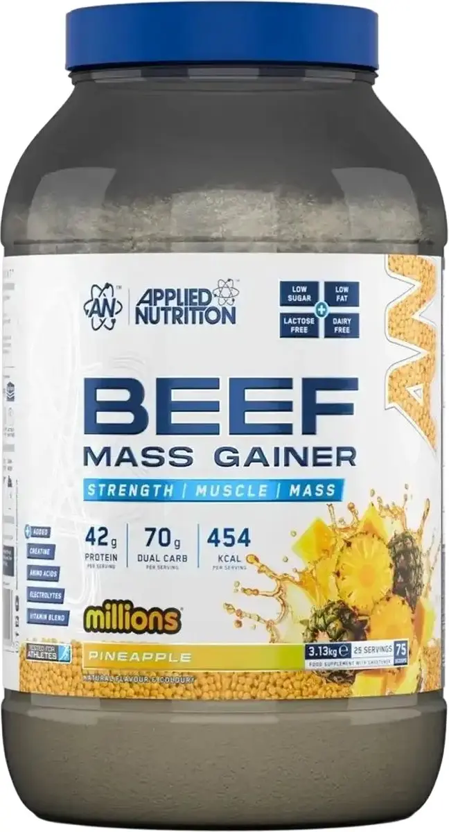 Applied Nutrition Beef Mass Gainer Pineapple Millions 3.13kg