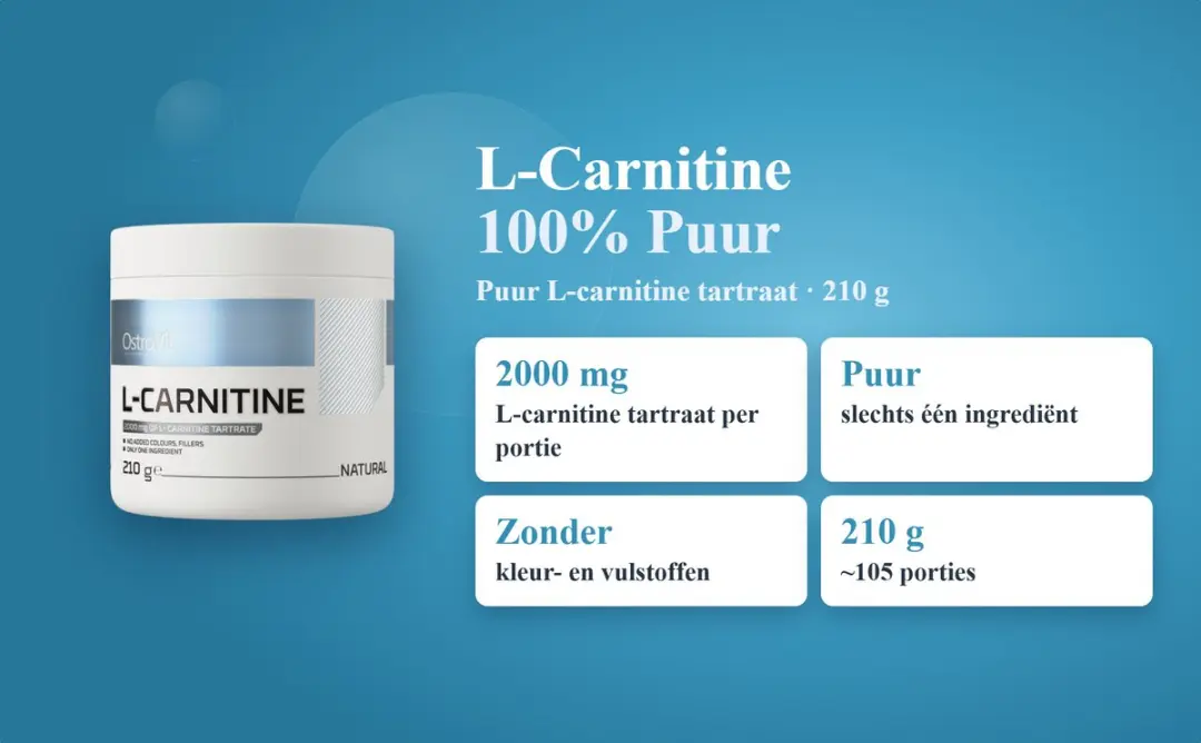 OstroVit L-Carnitine 210g Afvalsupplement