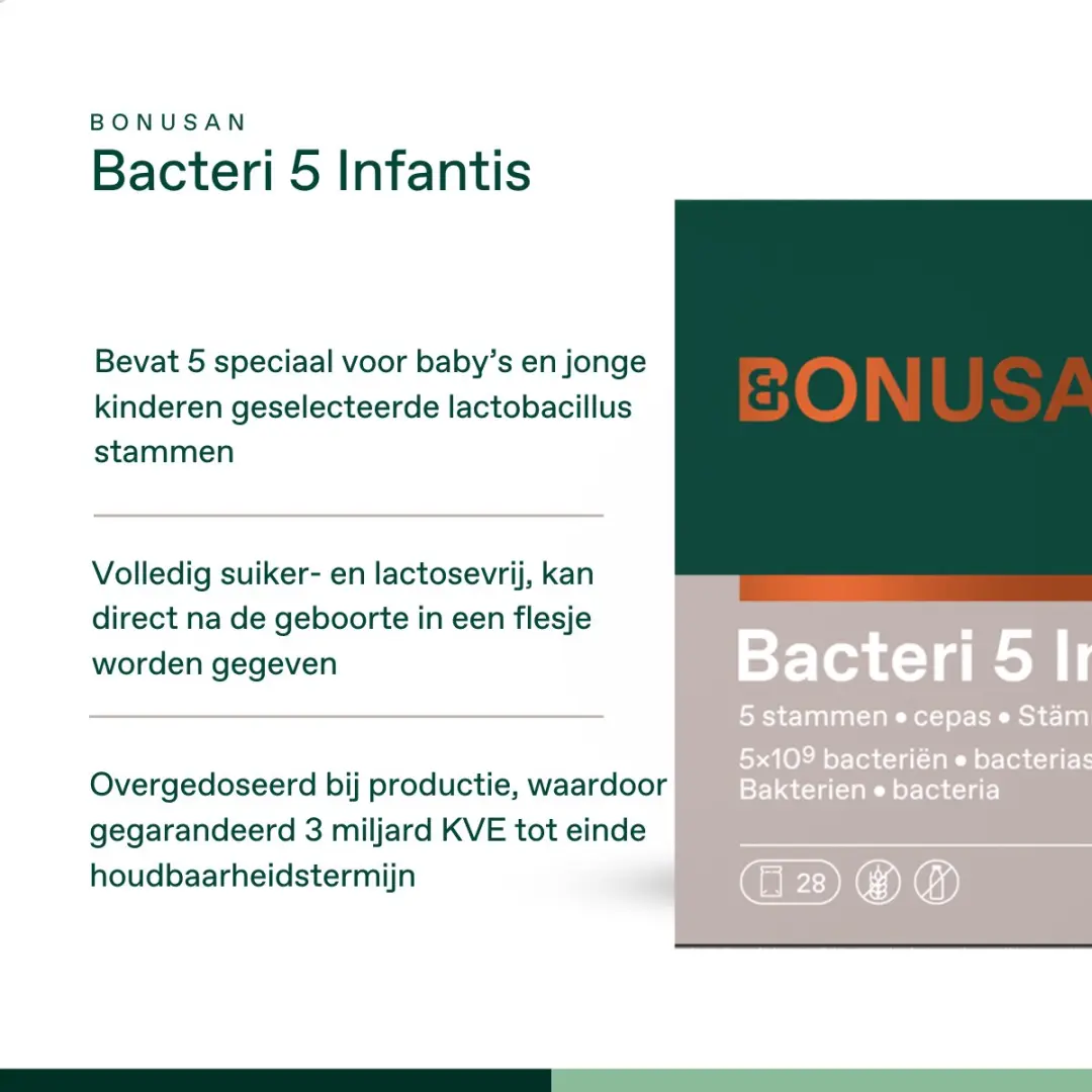 Bonusan Bacteri 5 Infantis - 28 Sachets